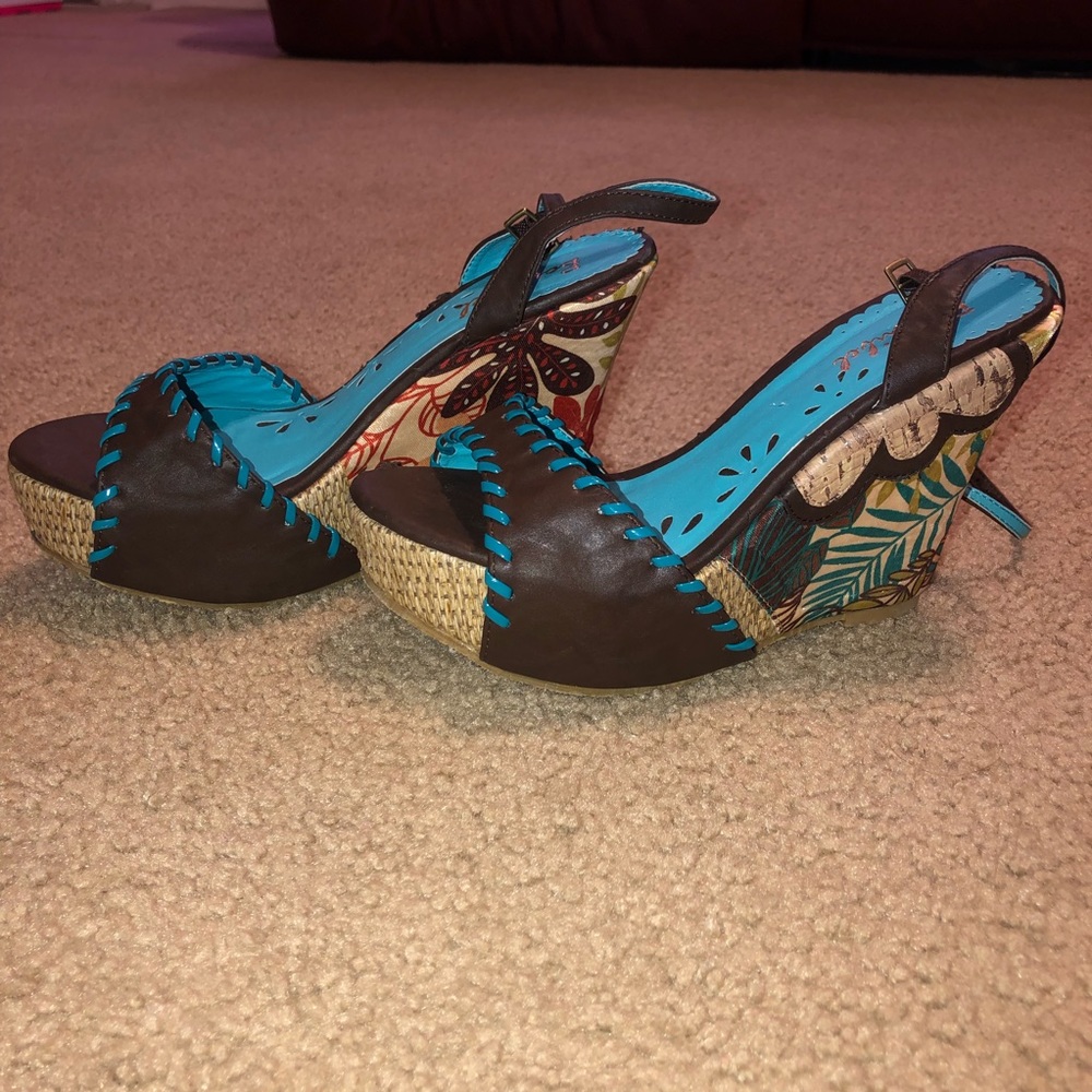 COPY - Bonnibel brand shoe. Colorful wedge